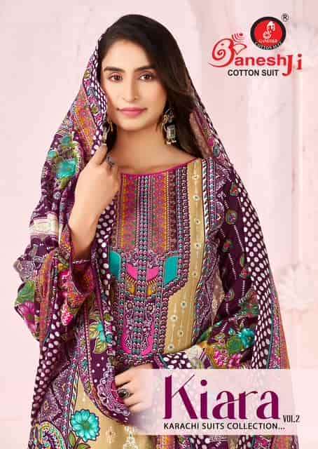 GANESHJI KIARA VOL 2 PURE COTTON MULTI DESIGN READYMADE SALW...