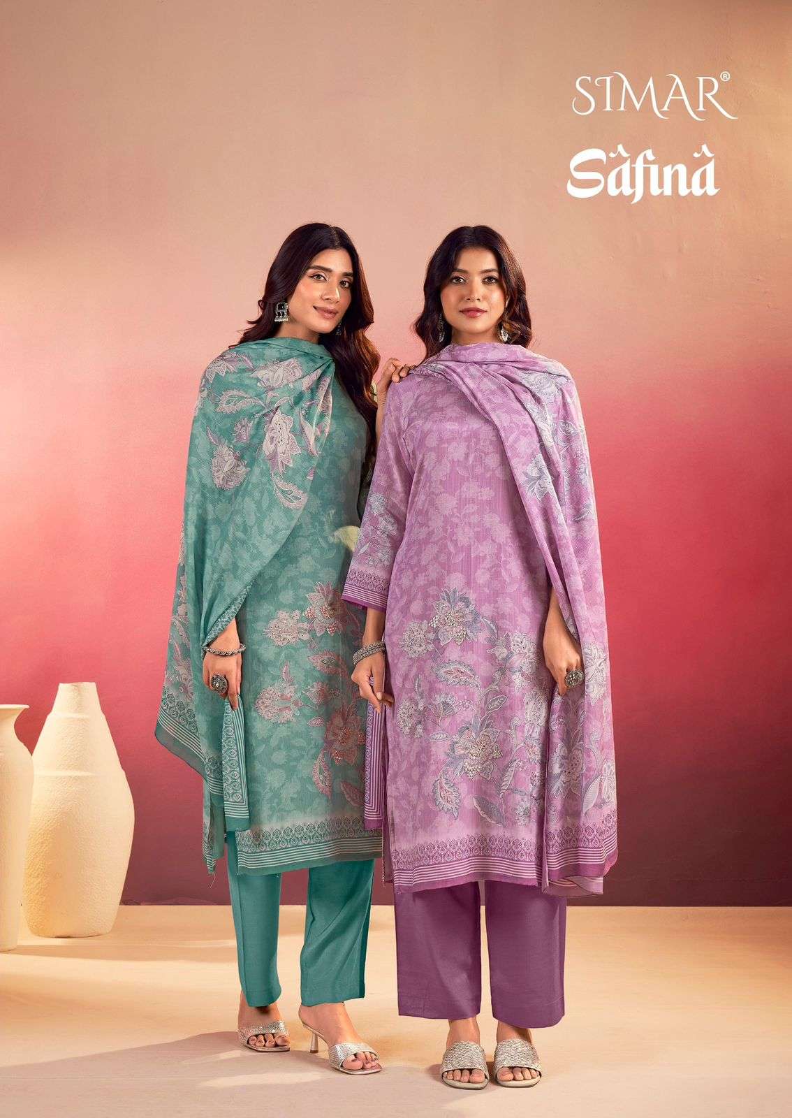 GLOSSY SAFINA 6219 COLOURS BRANDED LIGHT COLOR SALWAR SUIT F...