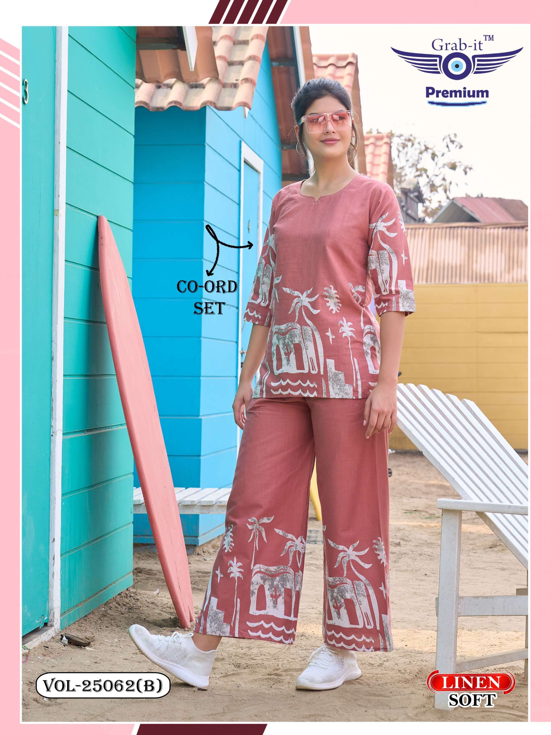 GRAB IT PREMIUM VOL 25062 WESTERN WEAR SOFT LINEN CO ORD SET...