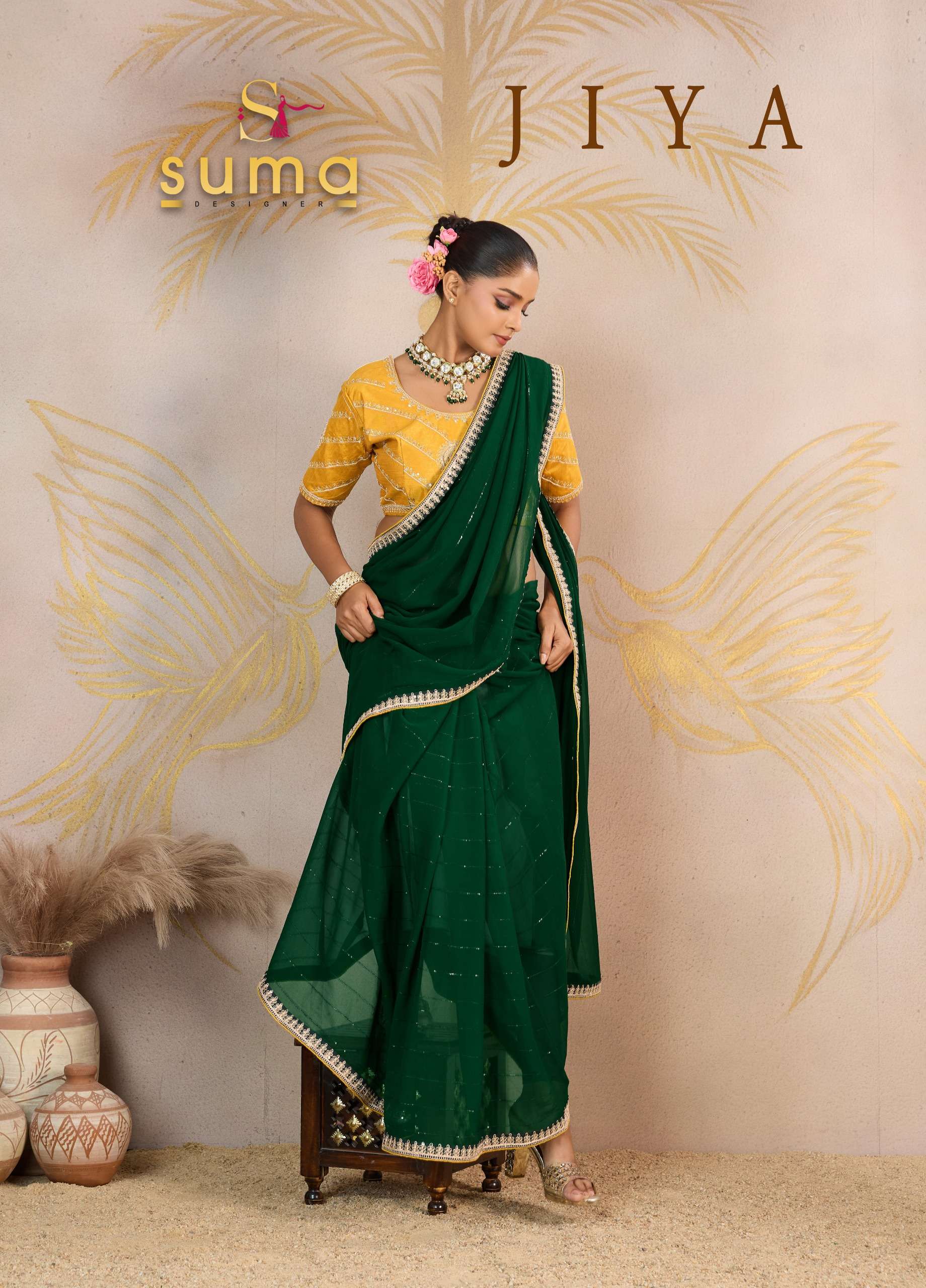 grace in every Suma Jiya 12001 To 12008 glam up soft and ele...