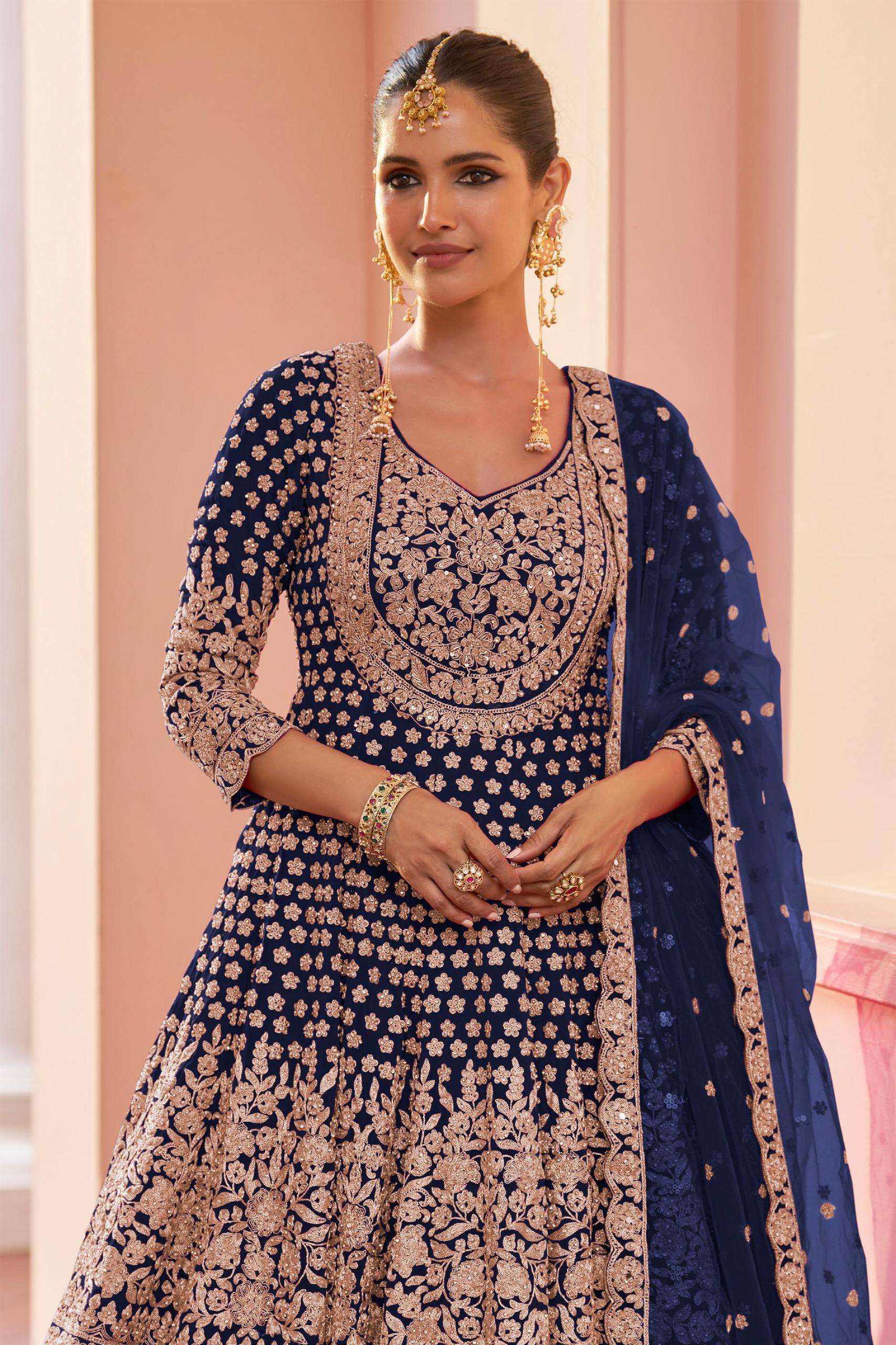 GULKAYRA DESIGNER ALIKA 7681 COLORS RICH BOUTIQUE GEORGETTE ...