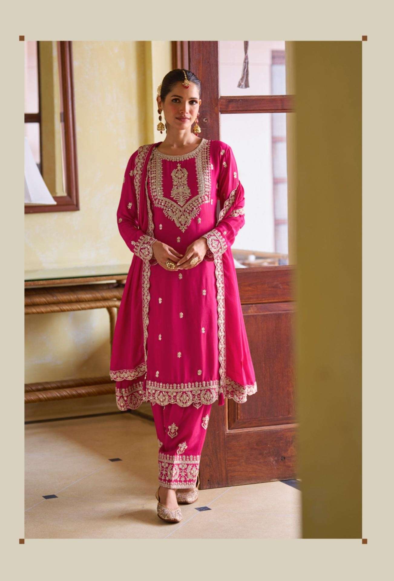 GULKAYRA HARLEY LUXURY EMBROIDERY READYMADE PATIYALA STYLE S...