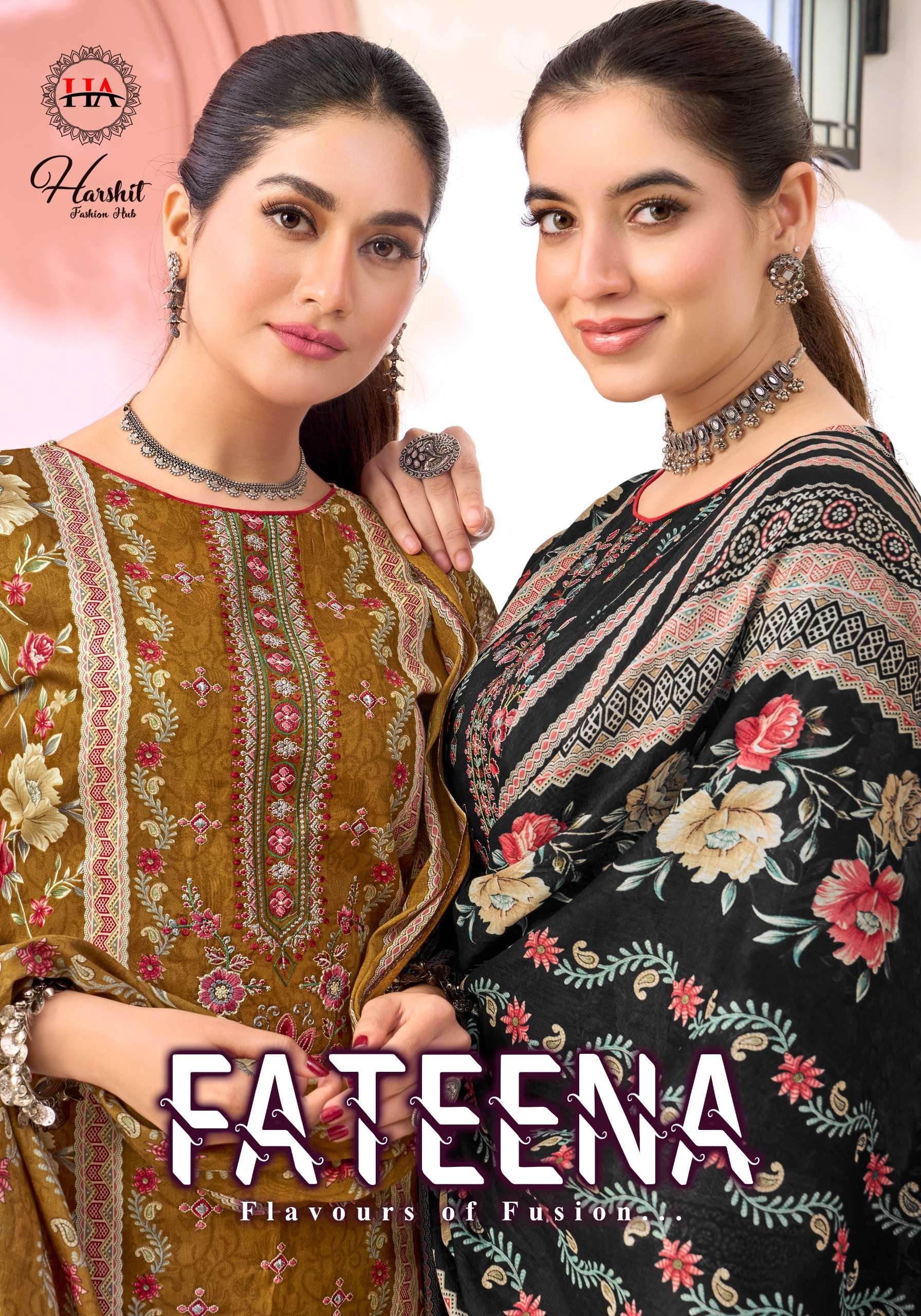HARSHIT FASHION FATEENA ZAM COTTON DESIGNER SUIT FOR SUMMER ...