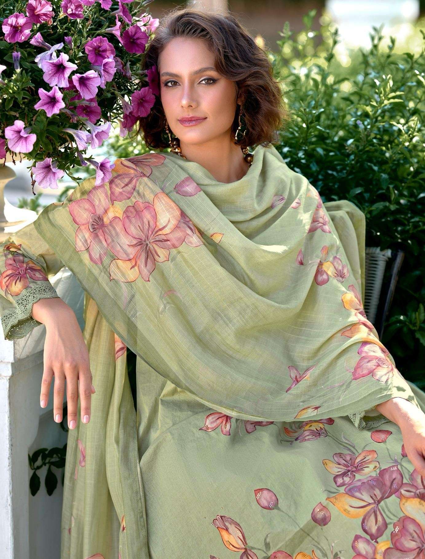 IBIZA FLORISTA LUXURY ORGENDI DIGITAL PRINT SWAROSKI WORK 3 ...