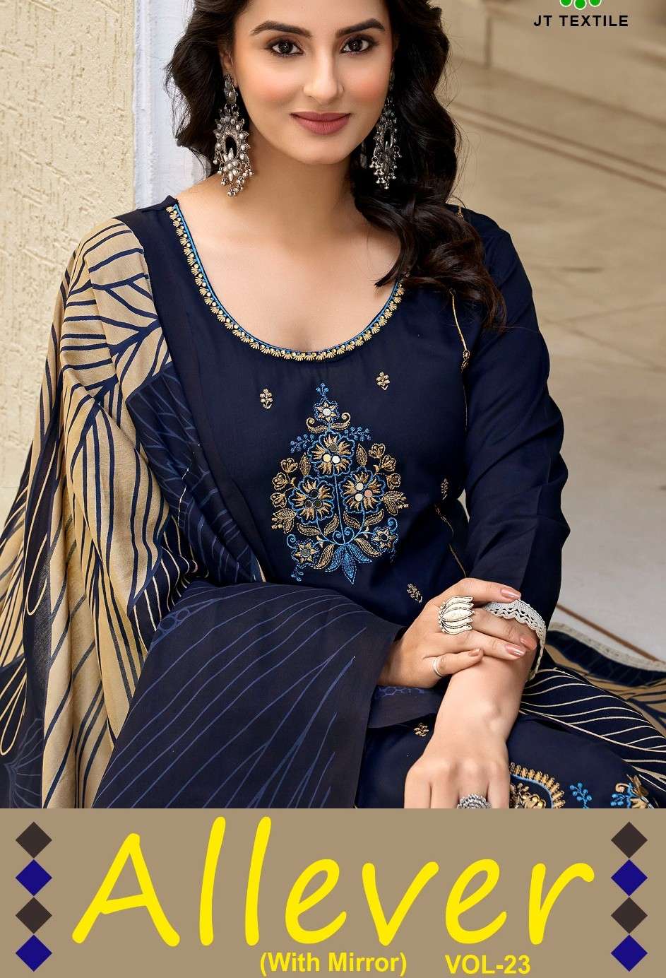 JAMATMAL ALLEVER VOL 23 CLOTHING BRAND RAYON NEW DESIGNER SU...