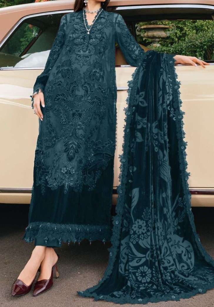 JOHRA TEX JT 188 RAYON COTTON WITH EMBROIDERED PAKISTANI STY...