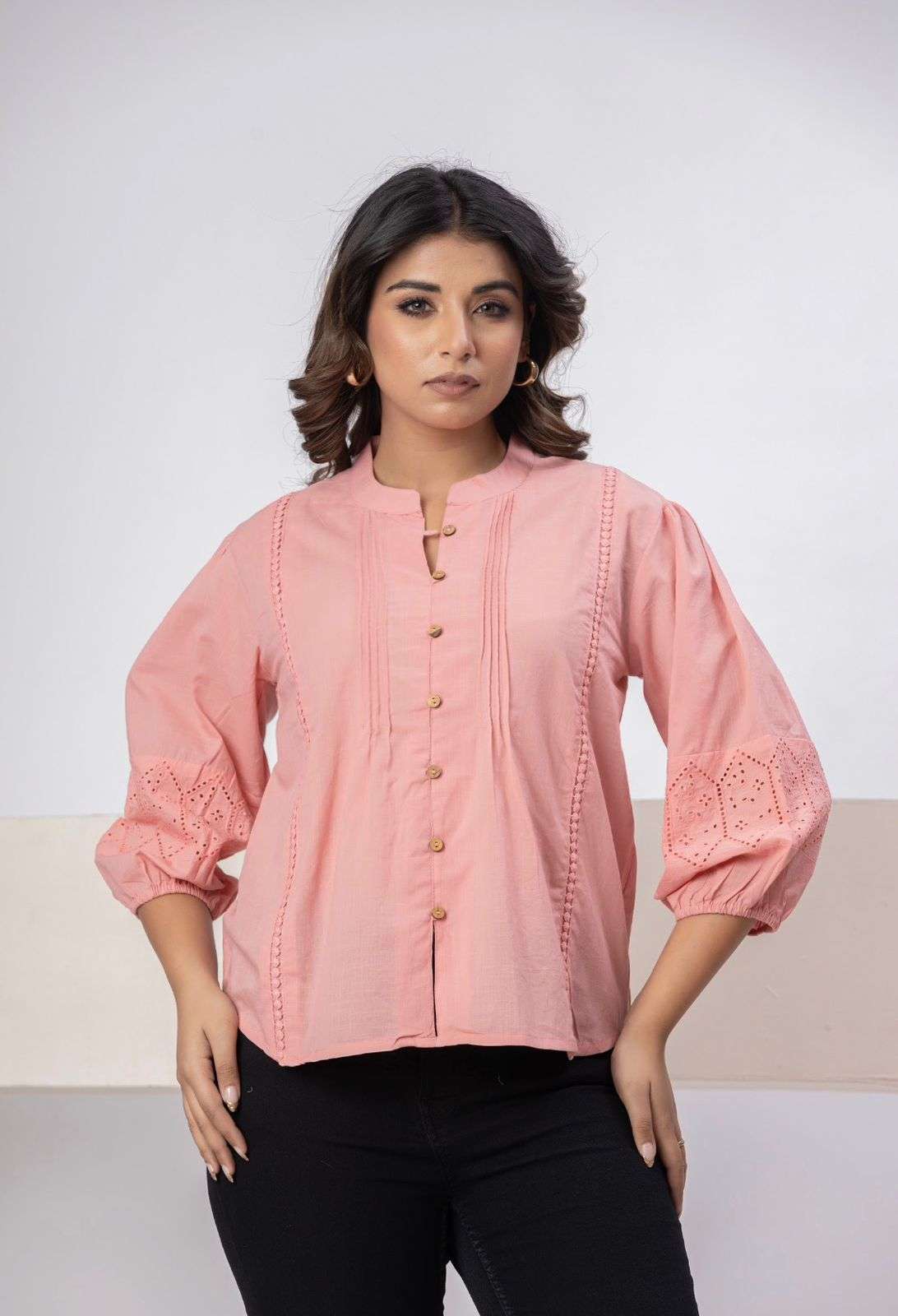 K 815 TRENDING IN MARKET SLUB COTTON SHIRTS TOP FOR GIRL DEA...