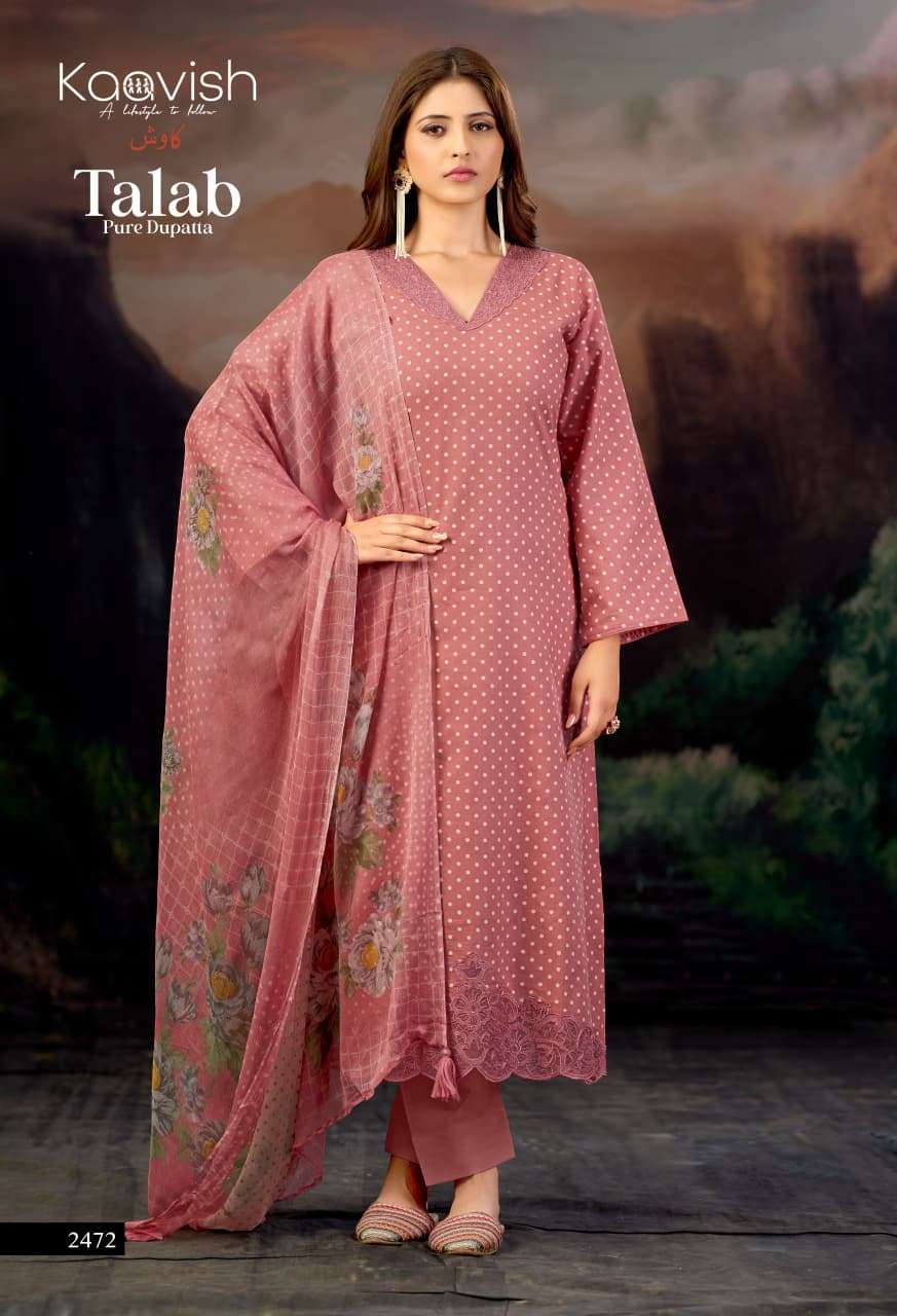 KAAVISH TALAB LWAN COTTON DIGITAL PRINT STYLISH SUIT FOR WOM...