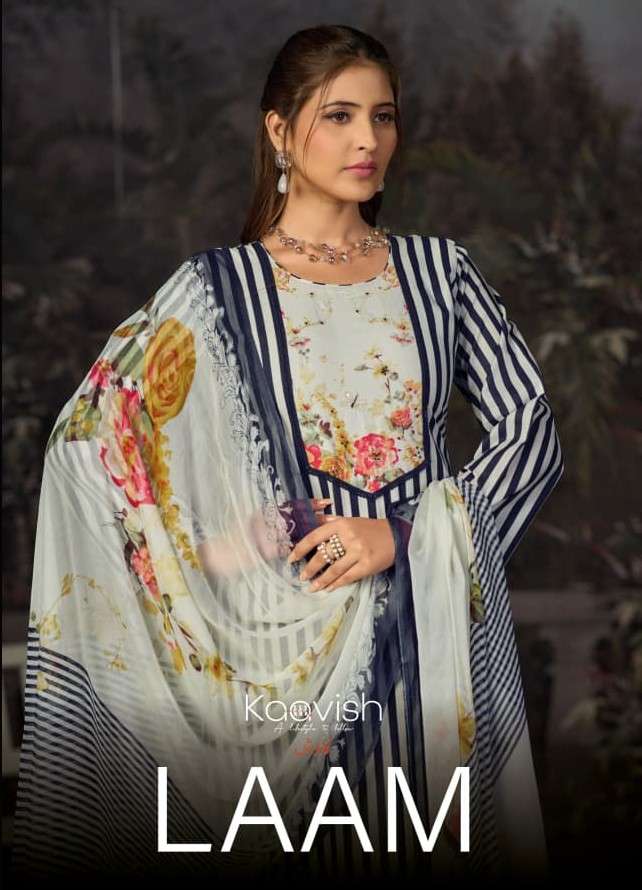 KAAVISHA LAAM LWAN COTTON LINING PRINT SALWAR SUIT SUMMER DA...
