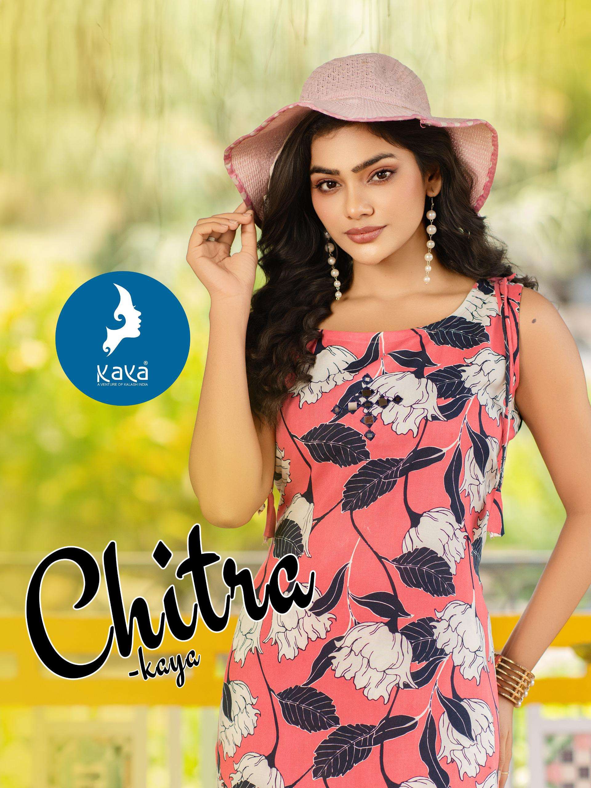 KAYA KURTI CHITRA RAYON PRINT 2 PIECE STRAIGHT CUT CONCEPT A...