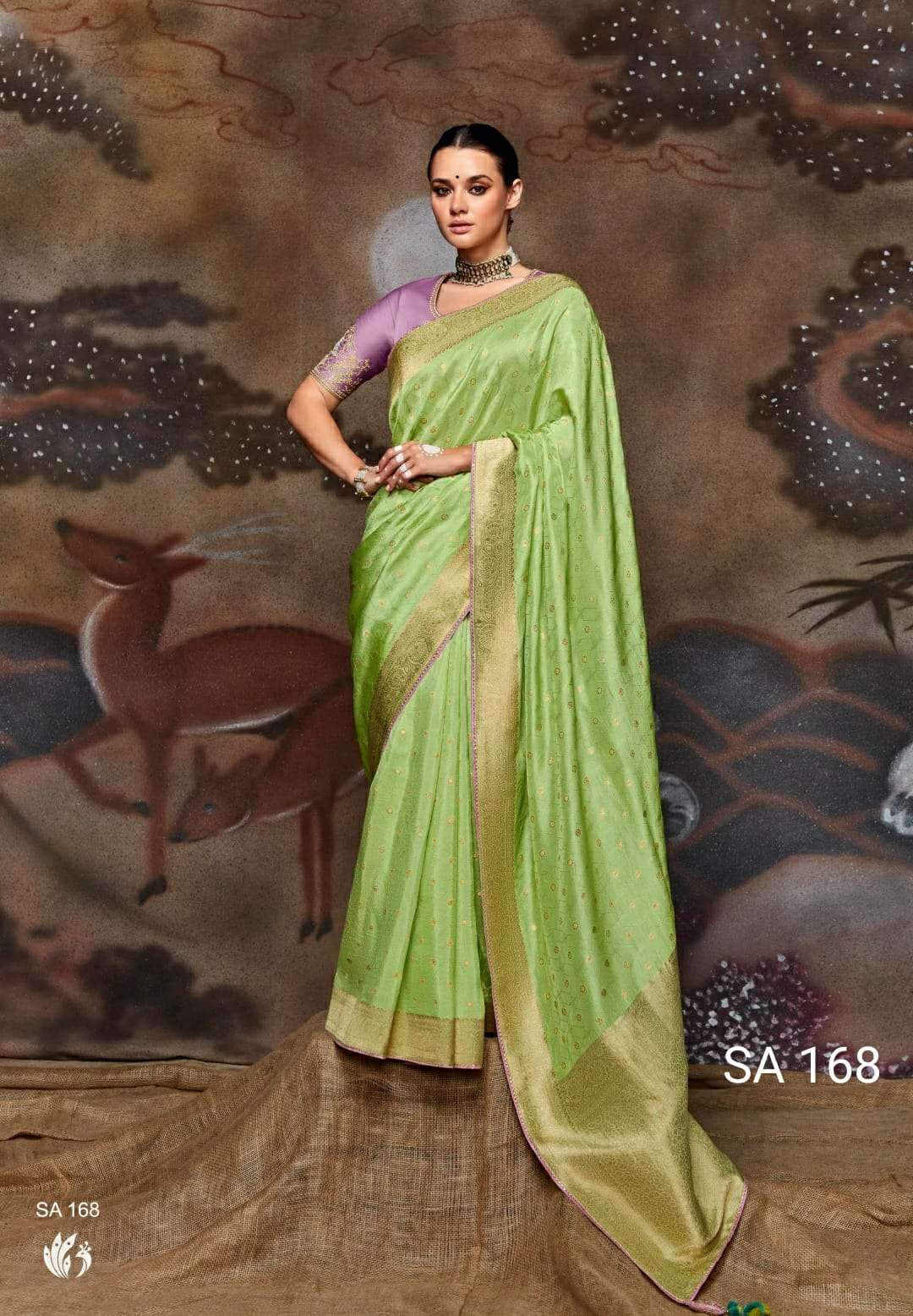 KIMORA HITS SINDHURI PREMIUM FANCY WITH DESIGNER BORDER SARE...