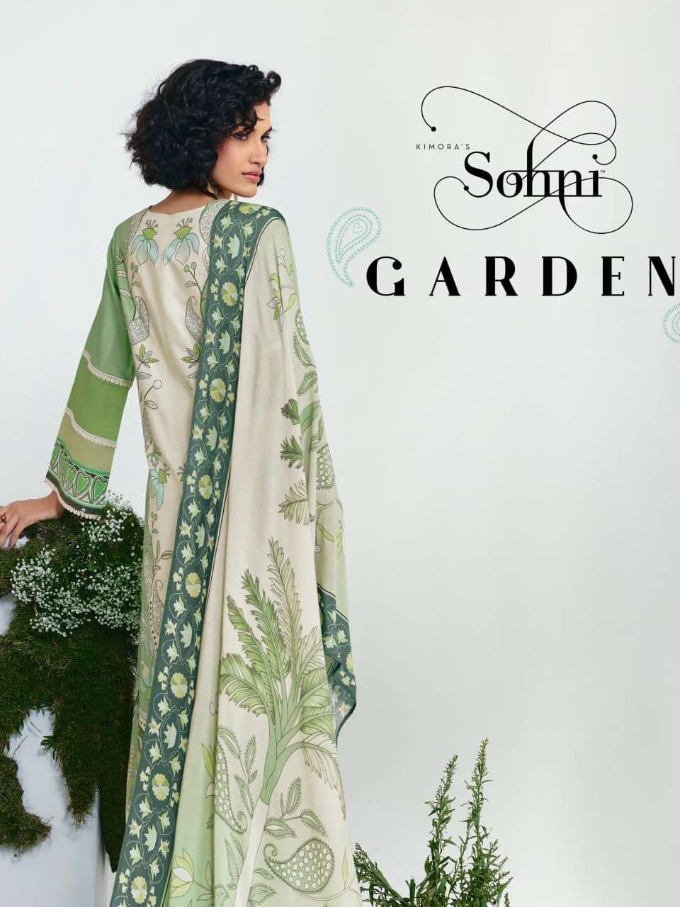 KIMORA SUIT GARDEN COTTON LAWN DIGITAL LIGHT PRINT SALWAR KA...