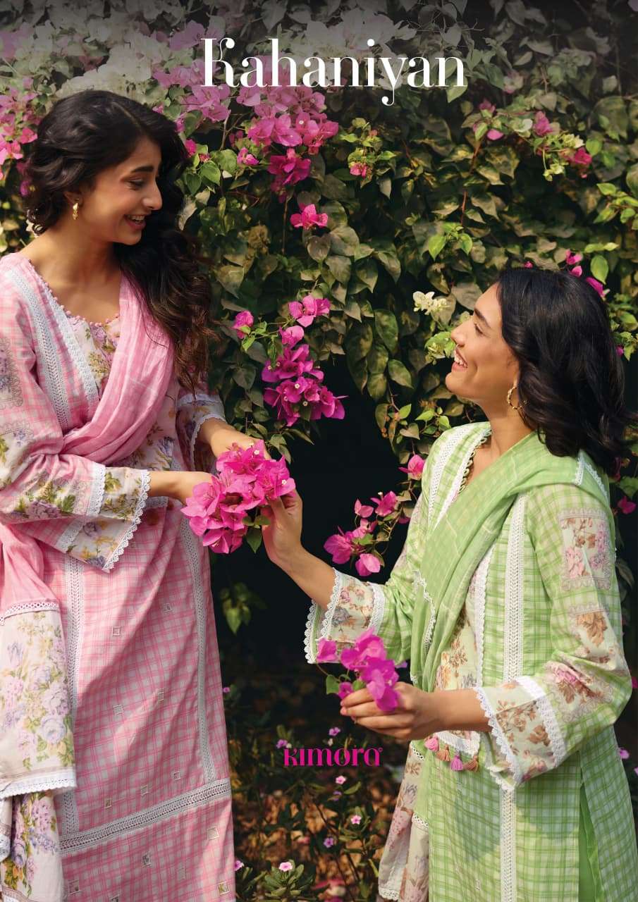 KIMORA SUIT KAHANIYAN 2307 TO 2310 NEW NECK DESIGNER SUIT A ...