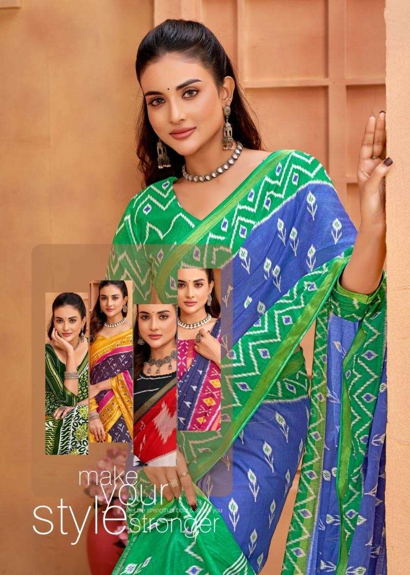 LAKHANI SIGNATURE VOL 2 HEAVY COTTON PRINTED SAREE TO REGULA...