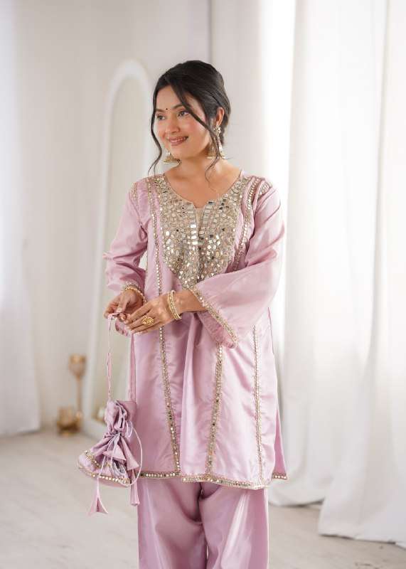 LW 9326 READYMADE KURTI PANT WITH BATWA COLLECTIONS TREND OU...