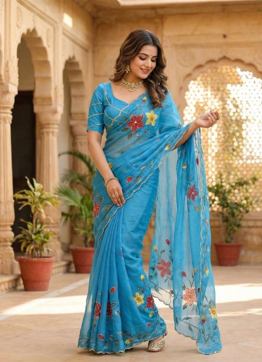 majestic Babita Heavy and Soft Zimmy Choo Silk Fabric beauti...