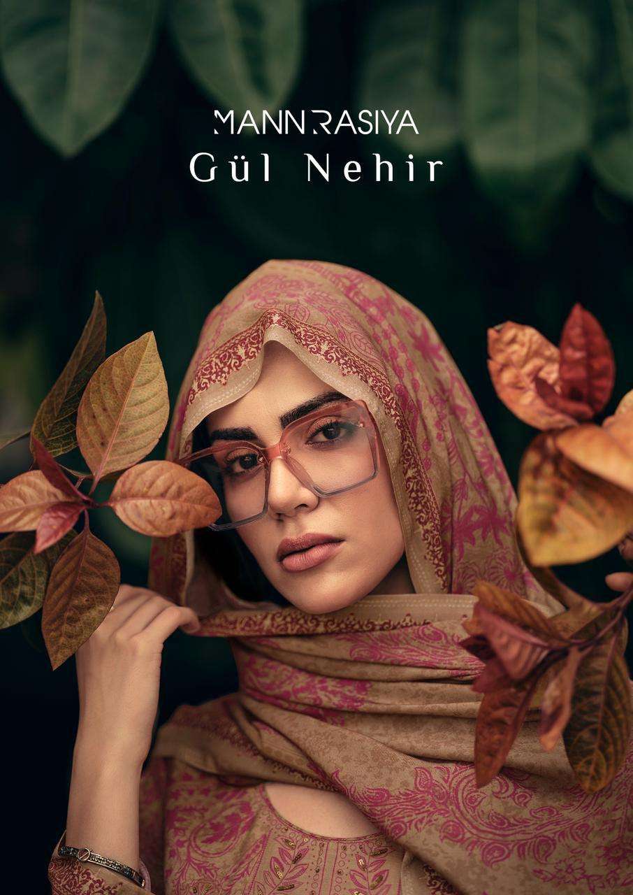 MANNRASIYA GUL NEHIR FESTIVAL COLLECTION BRANDED SILK MULTI ...