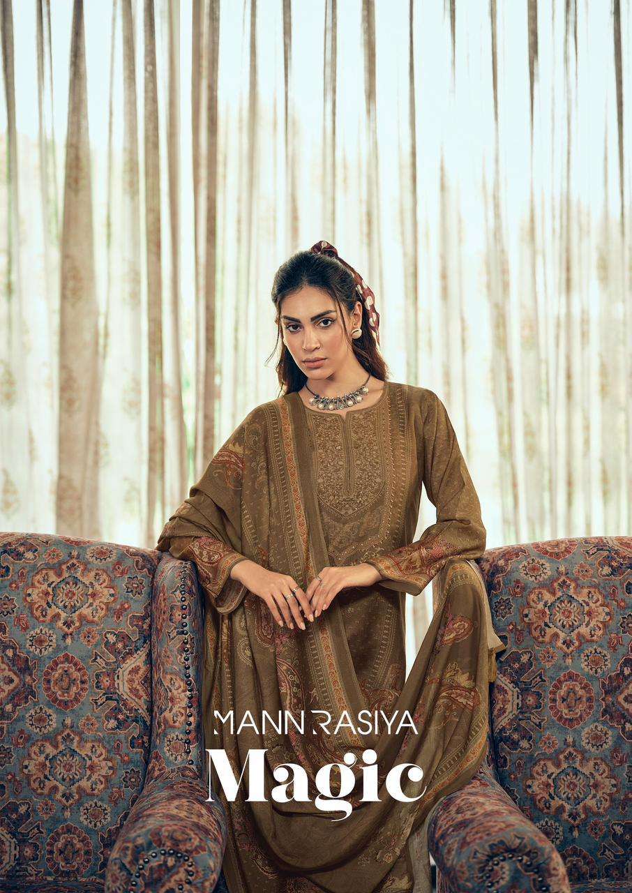 MANNRASIYA MAGIC FUNCTION SPECIAL LILEN WITH HEAVY KHATLI WO...