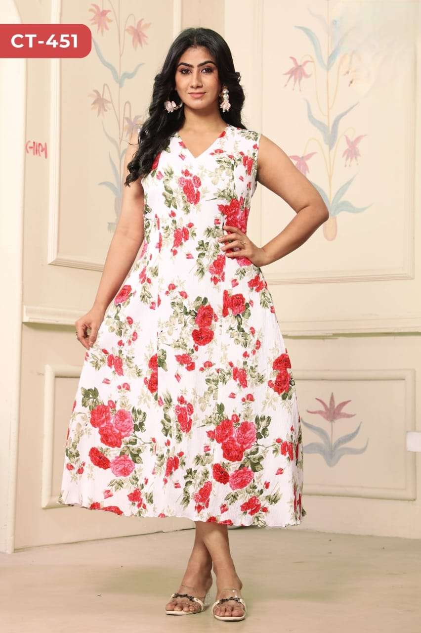 MAULASRI POLYSTER INNER CREPE SLEEVELESS ONE PIECE WEAR REGU...