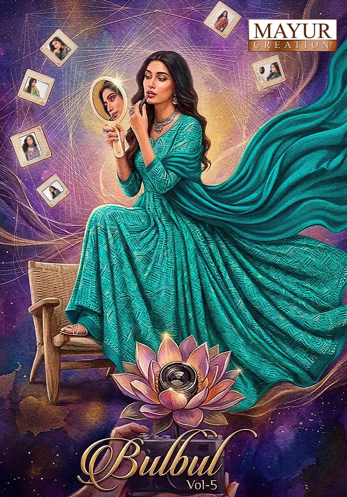 MAYUR BULBUL VOL 5 COTTON PRINTED SALWAR KAMEEZ INDIAN STYLE...