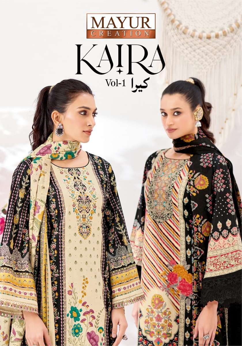 MAYUR CREATION KAIRA VOL 1 COTTON PRINT KARACHI KURTI PANT D...