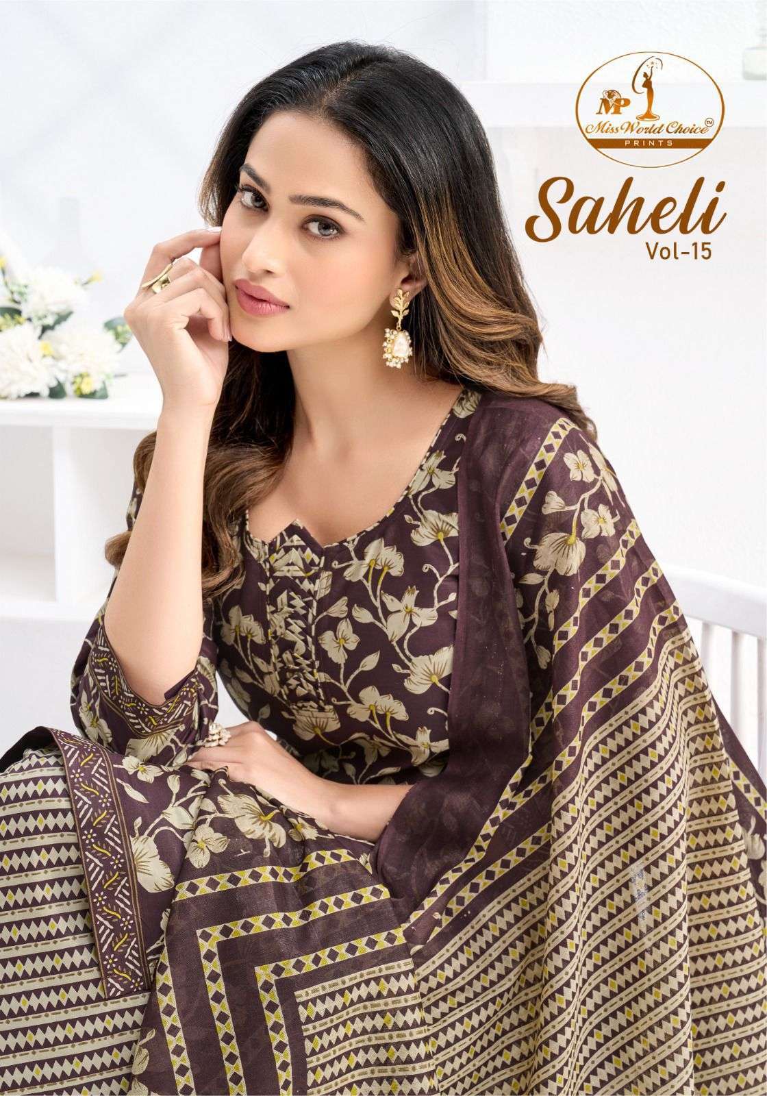 MISS WORLD SAHELI VOL 15 HOME CLOTHING READYMADE COTTON PARI...