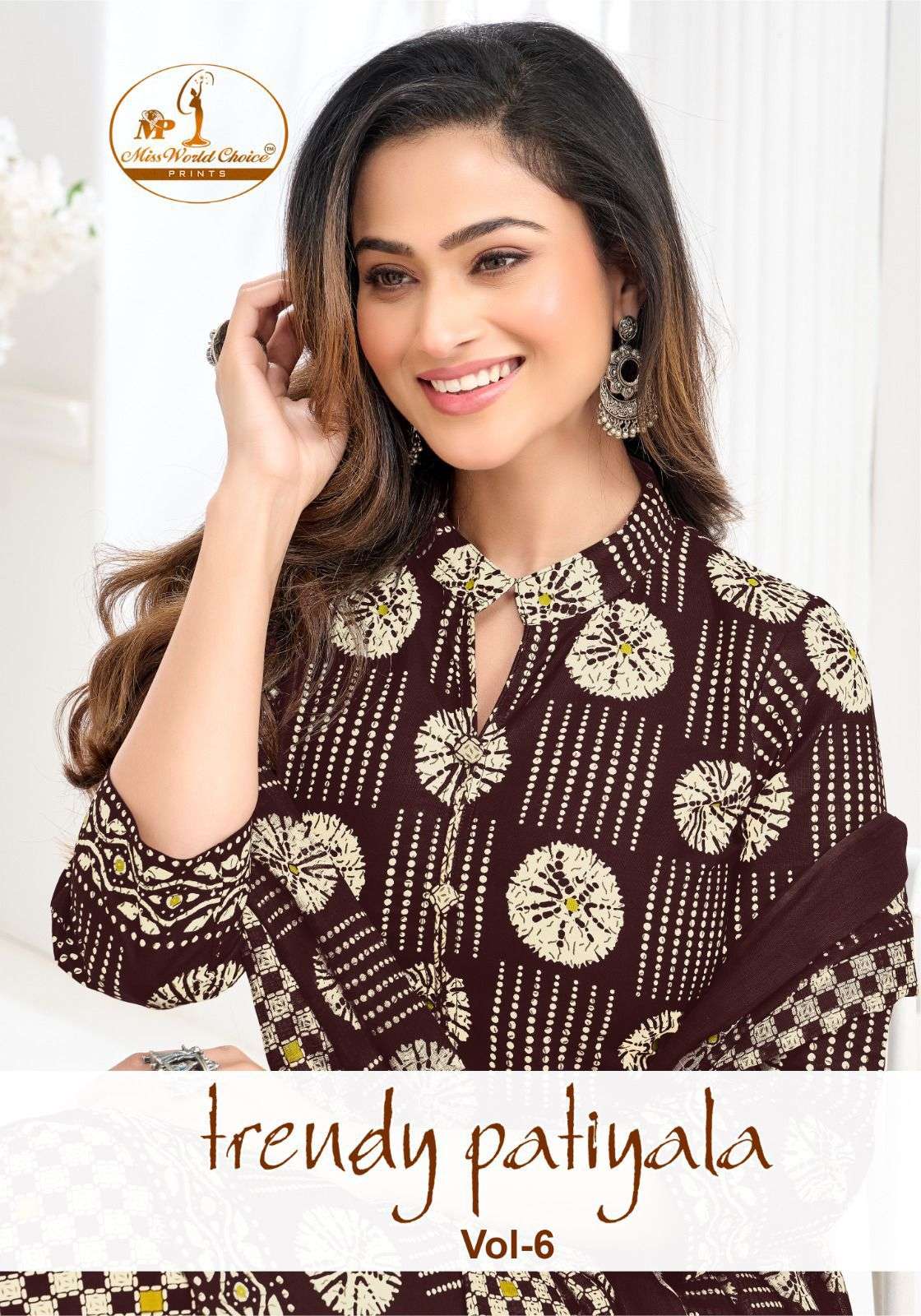MISS WORLD TRENDY PATIYALA VOL 6 READYMADE COTTON PATIYALA S...