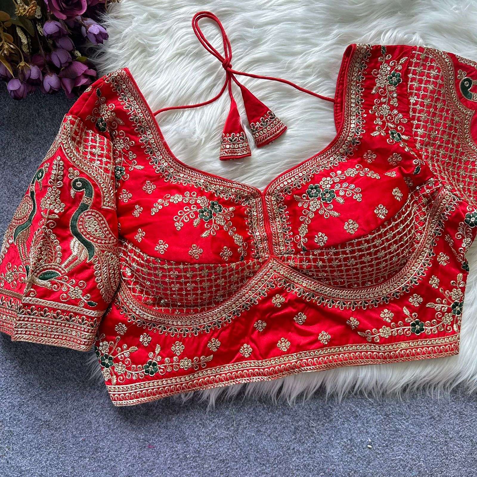 MORBLOUSE JUST LIKE ALL SABYASACHI INSPIRED HEAVY AND HARD  ...