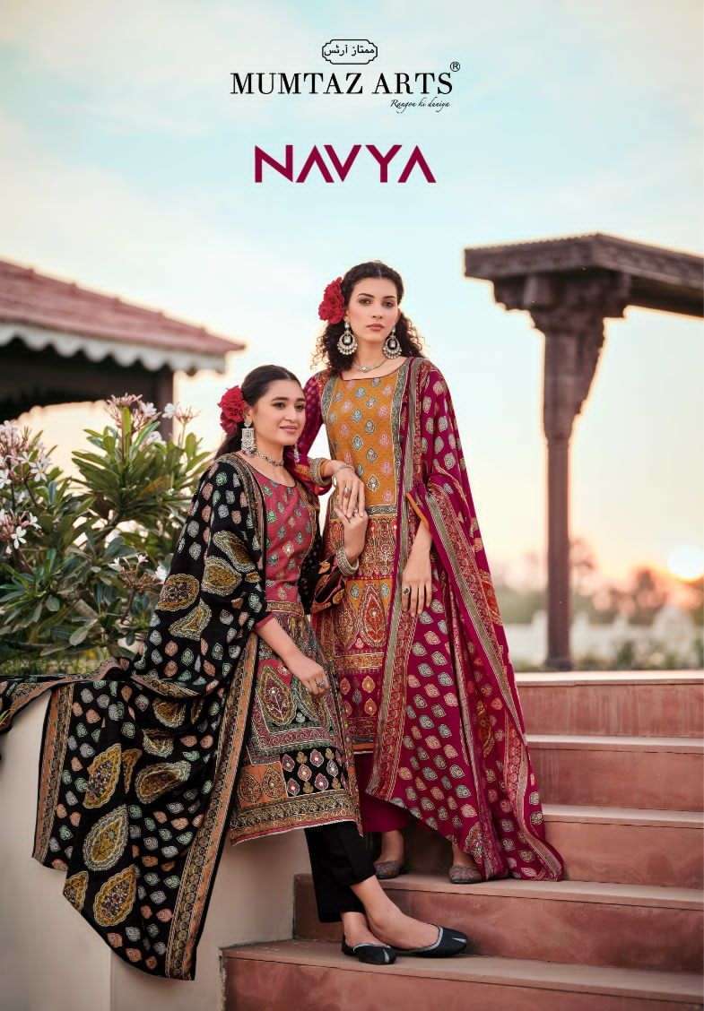 MUMTAZ ARTS NAVYA PREMIUM VISOCSE FULL PRINTED SUIT TRADITIO...