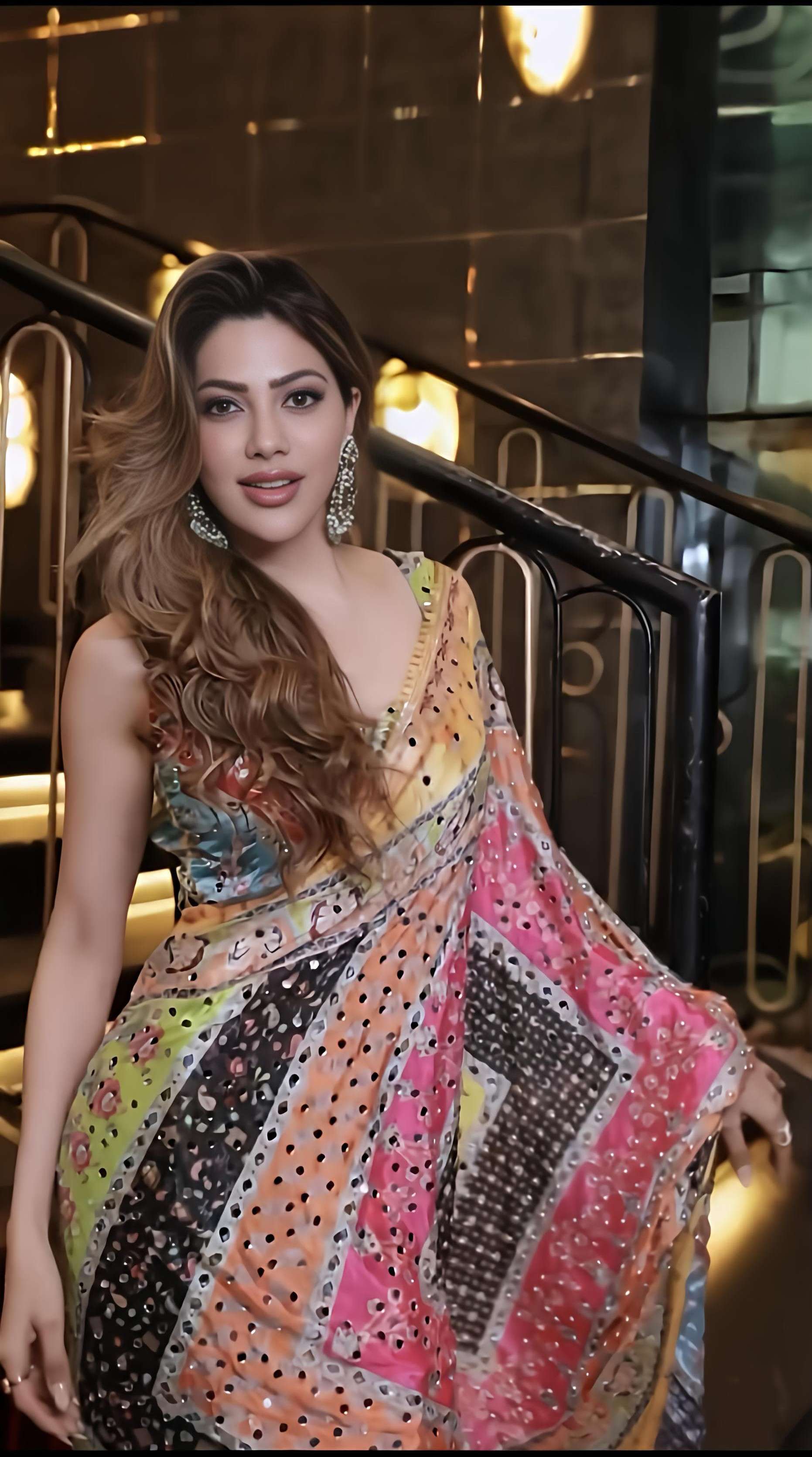 new and trending saree is this mirror vol 6 Heavy Marsh mell...