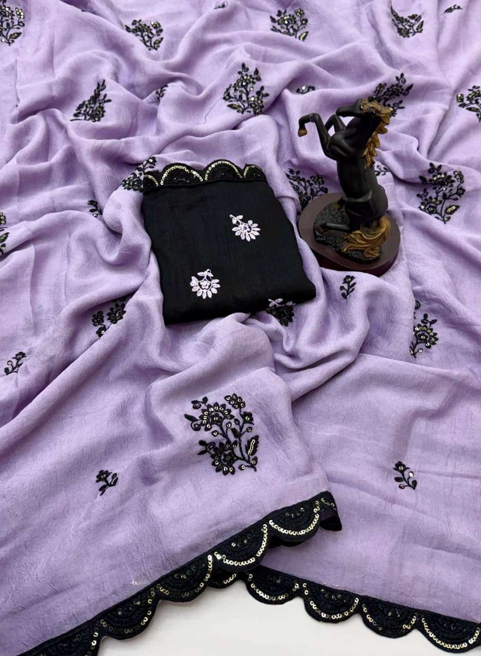  New Arrival  Elegant Crush Chiffon fancy fabric easy to dra...