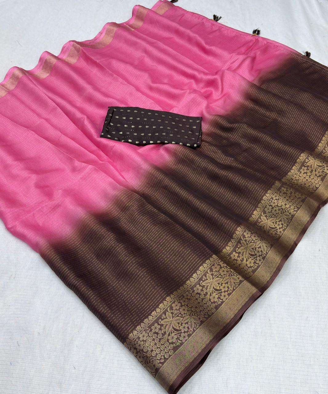 New Arrival soft and pretty Viscose Chinon fabric Weaving P...