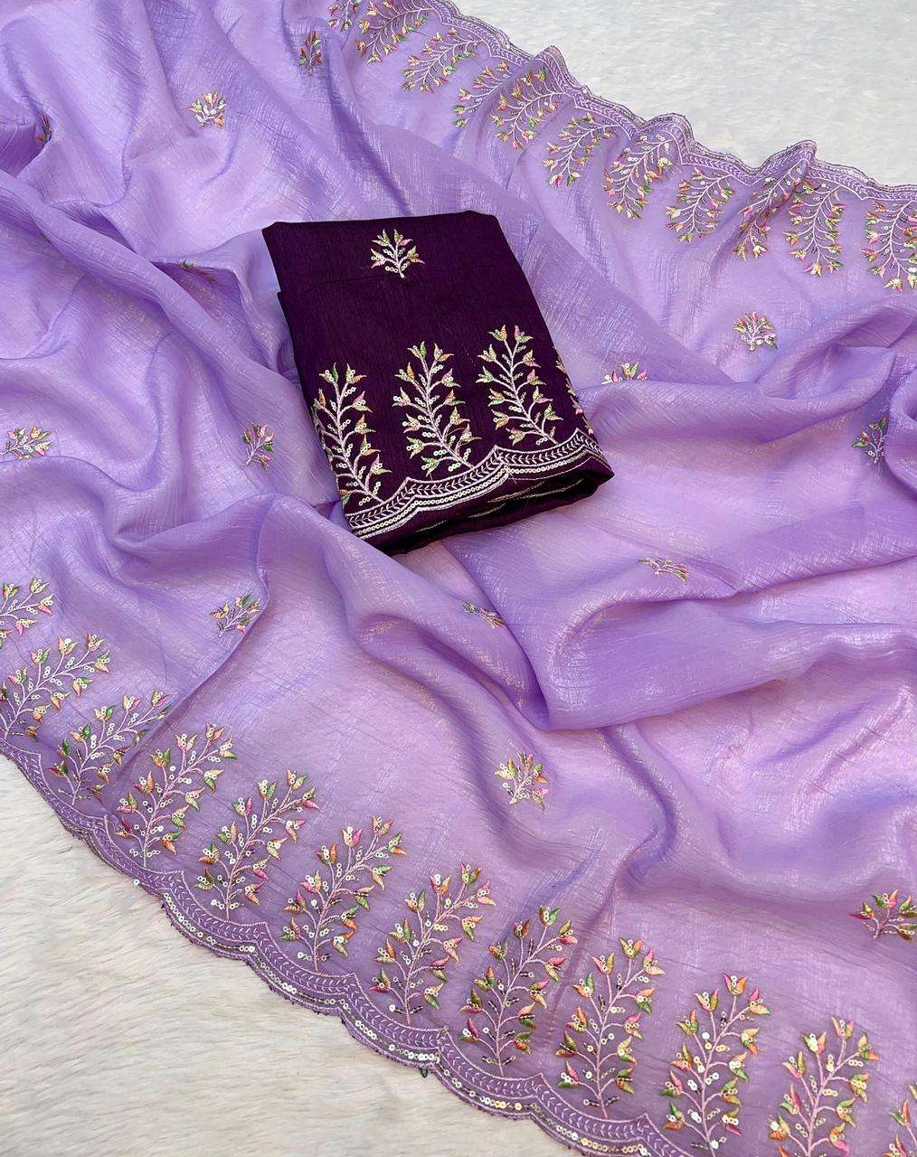 New arrivals Elegant Soft Space silk fabric Grace meets glam...