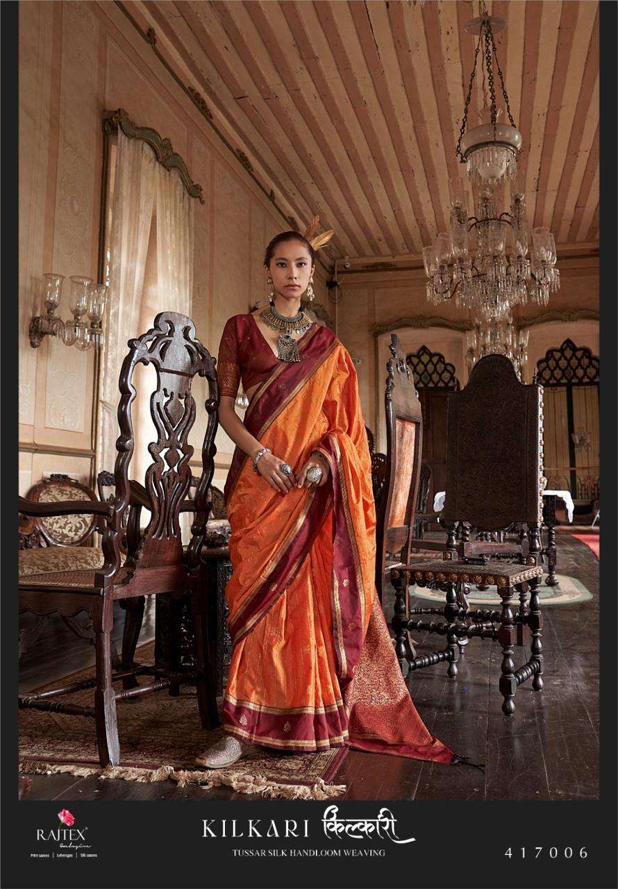 NEW BRANDED FASHION LAUNCHED  RAJTEX FABRICS KILKAARI TUSSAR...