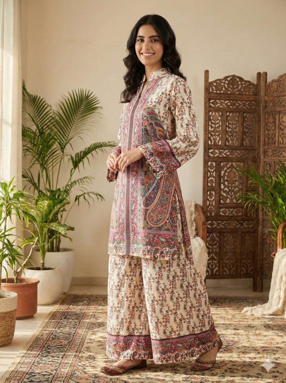 NEW COLLECTION TURKISH PRINTED CORD SET FOR FESTIVAL WEAR SH...