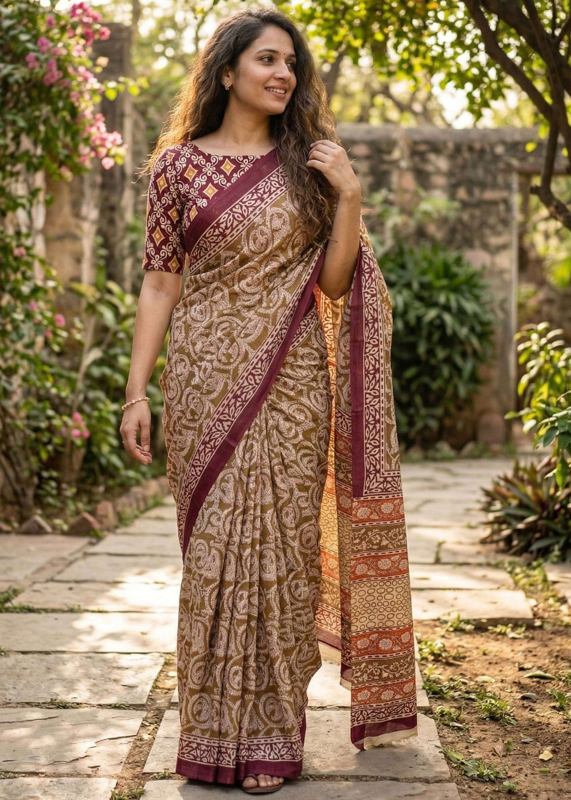   New Demanding soft and shiny mulmul cotton fabric with pr...