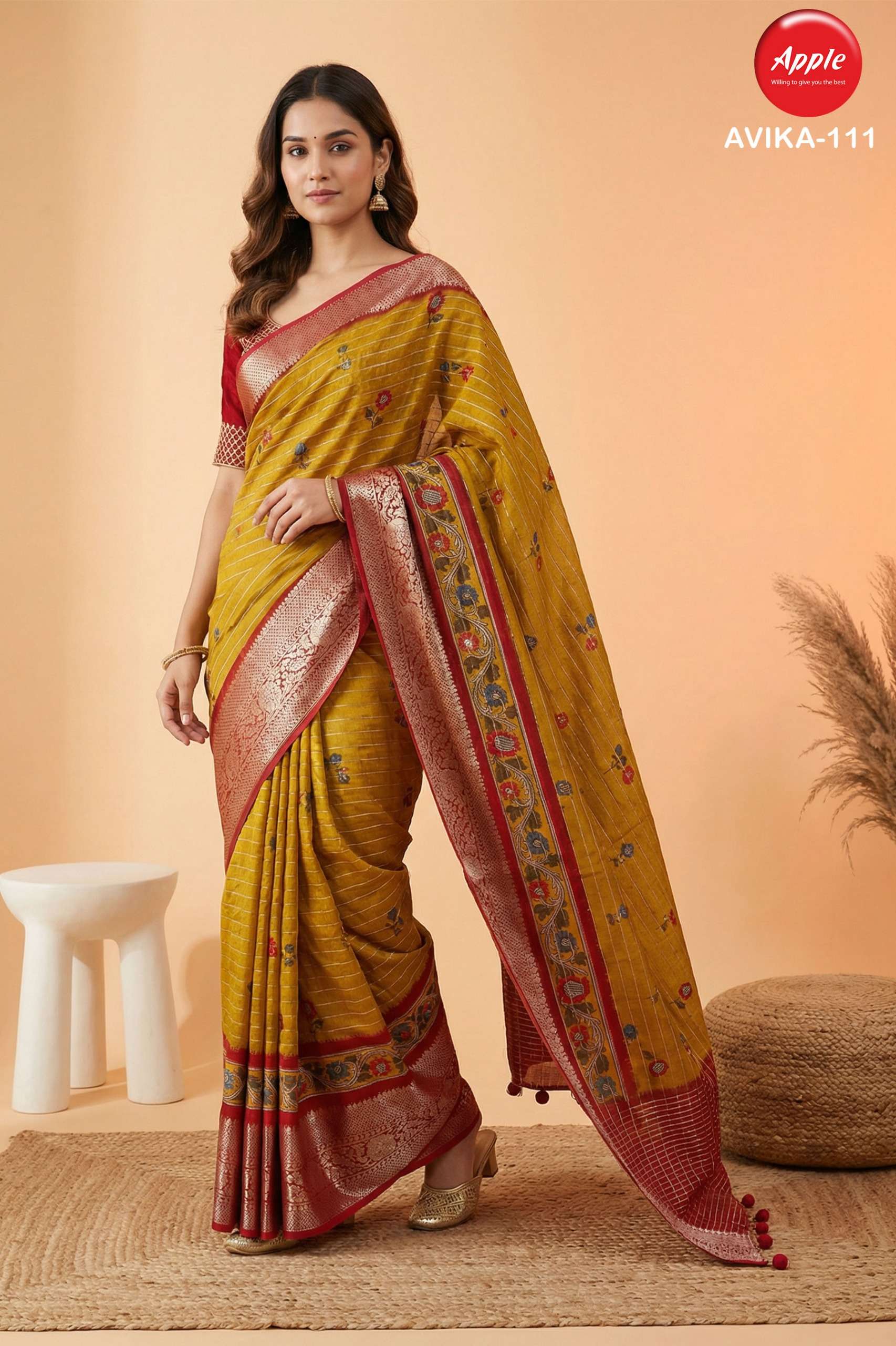 NEW DESIGNER AND HEAVY APPLE AVIKA VISCOSE SOFT AND BEAUTIFU...