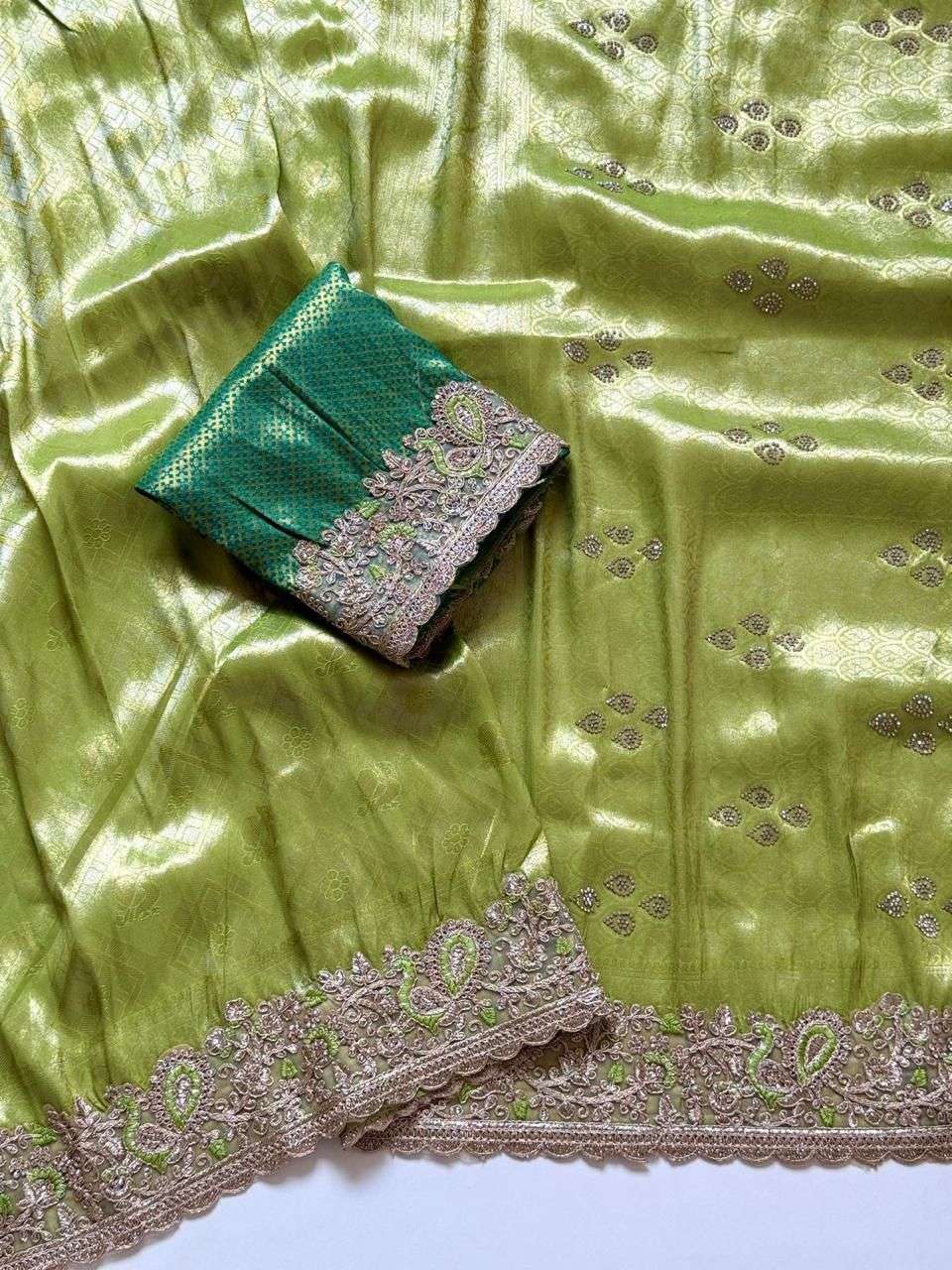 New designer soft and pure silk fabric  With Self Jaquard We...