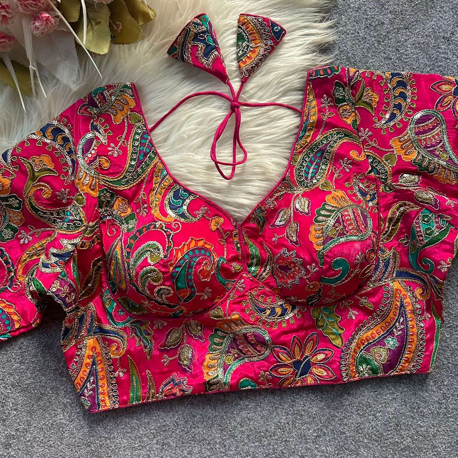  NEW KOLKATTA STYLE POSITION PRINT  RAJWADI HEAVY PURE CRE...
