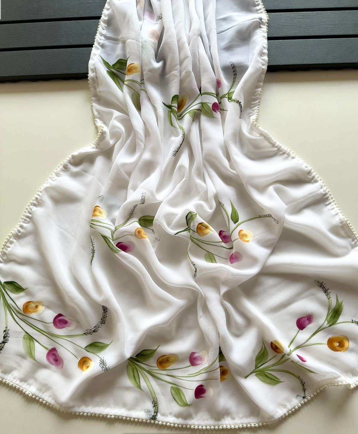 New Launch and Original Georgette Fabric With Beautiful Flor...