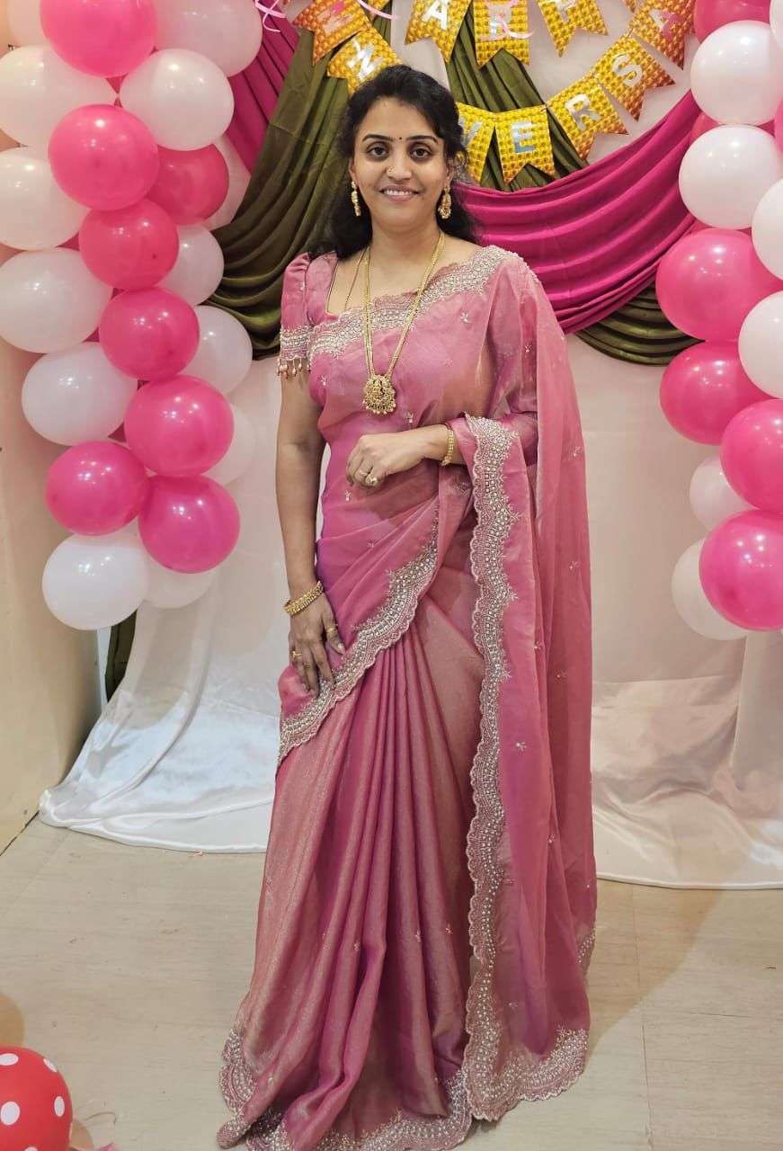 New Launching and designer Jasmine Pure Moss Silk fabric Wit...
