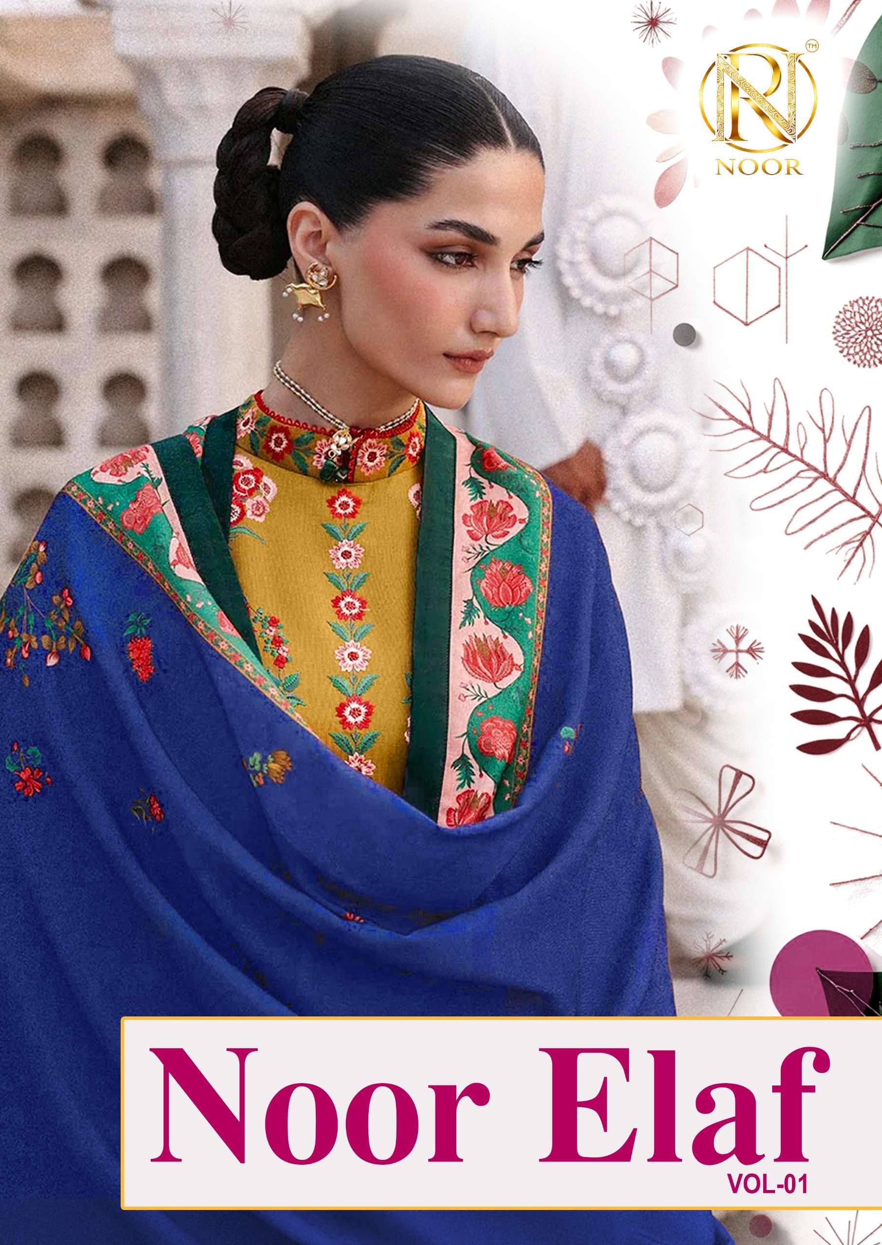 NOOR ELAF VOL 1 LAWN COTTON MULTIPLE COLORS QUALITY SUIT LOW...