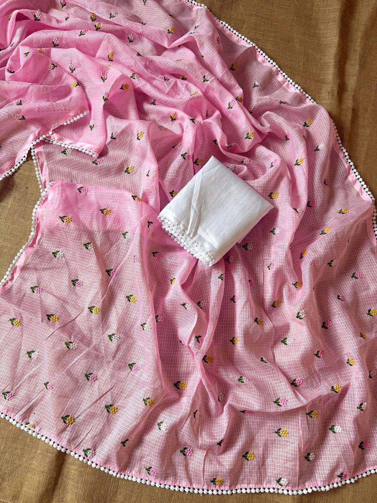 Original and beautiful Heavy Soft Kota Chex Fabric regular w...
