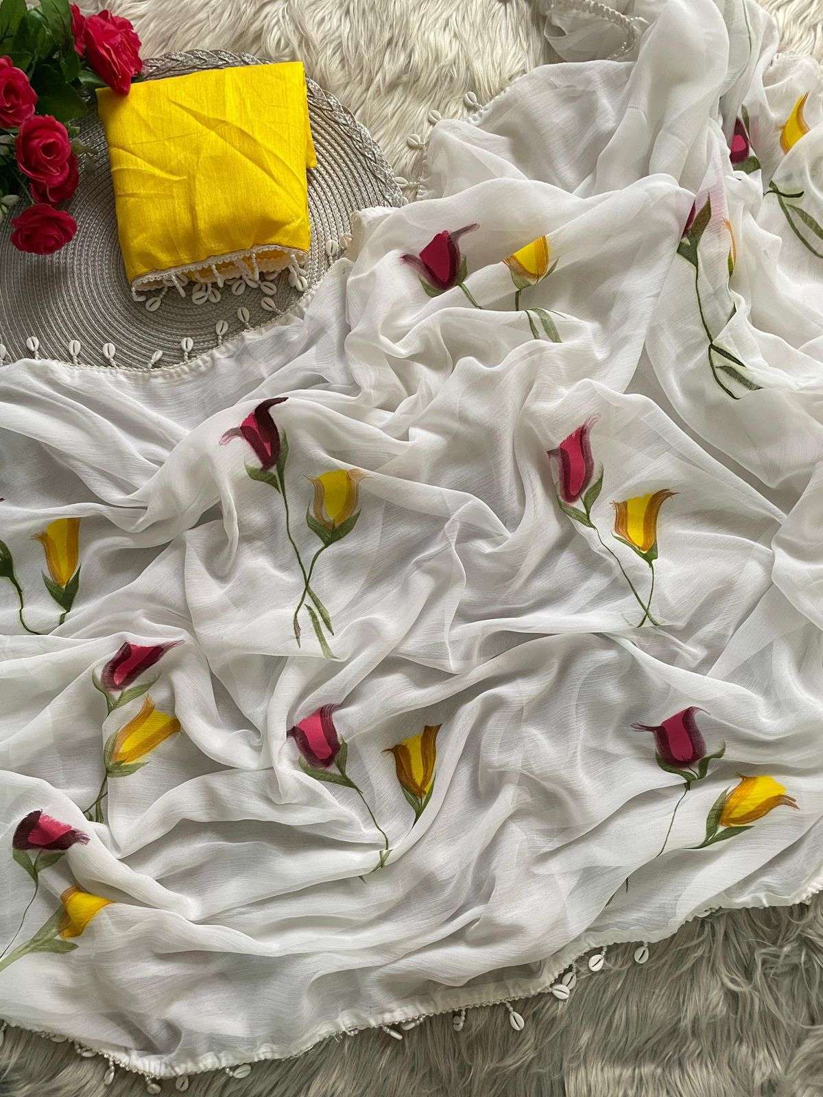  Original new  Launch Parinda Soft Georgette Fabric regular ...