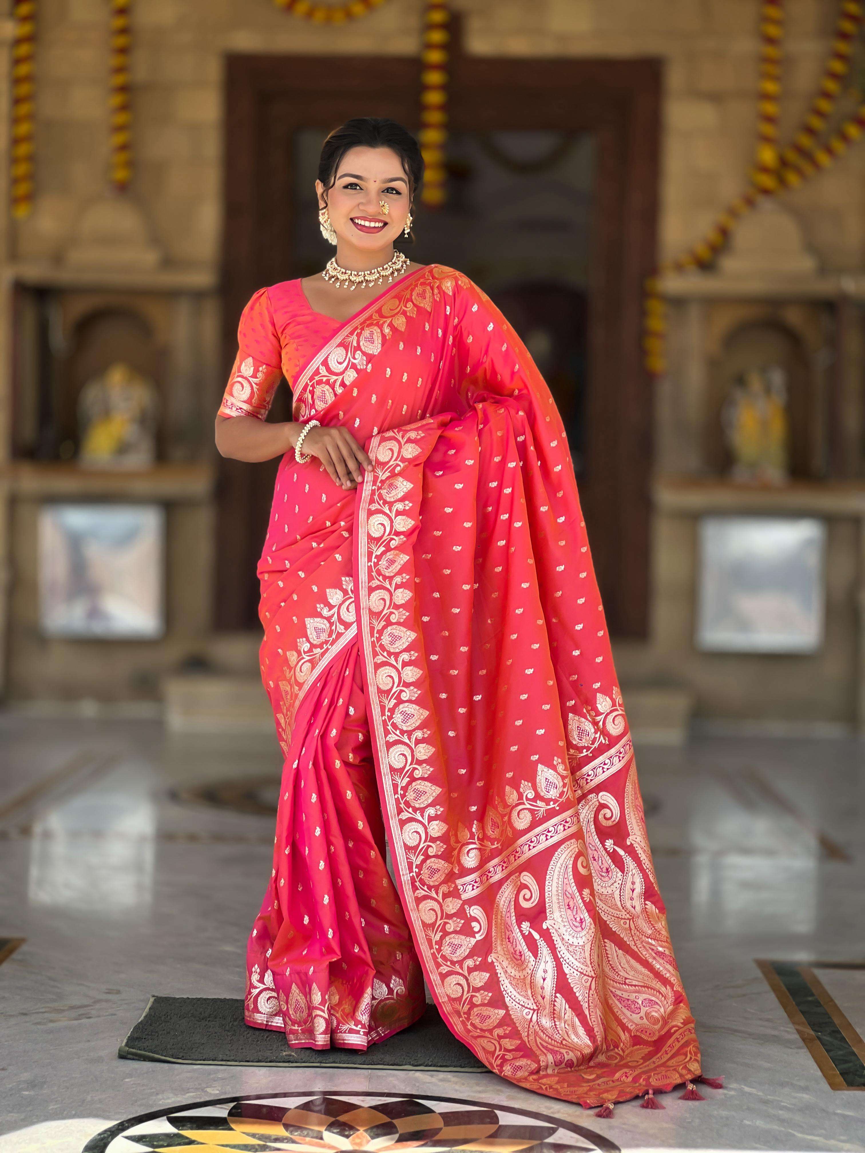 Origional Hit Design Banarasi 9 Premium Origional silk fabri...