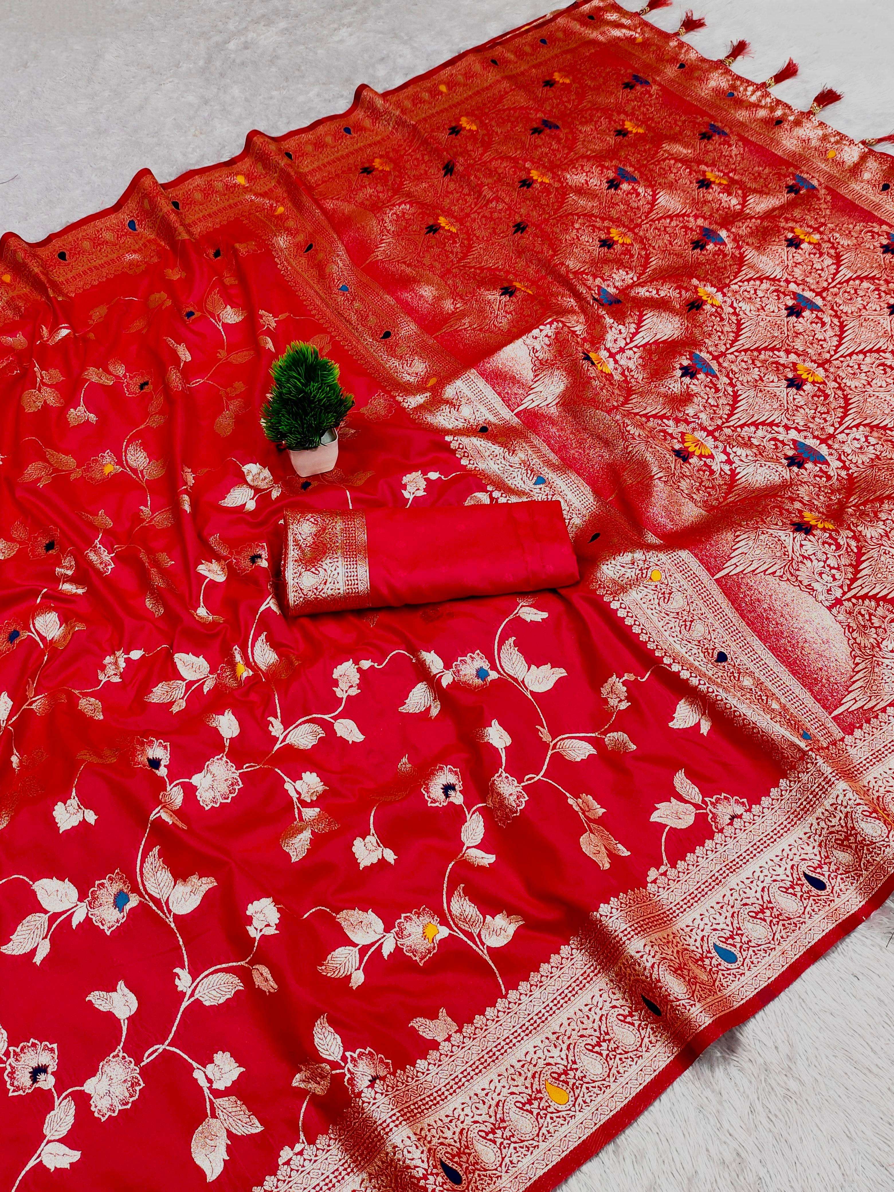 Origional Takshshila  Banarasi 4 Premium Origional silk fabr...
