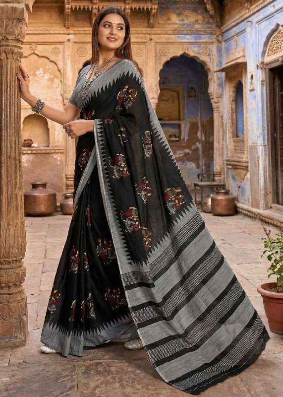 Premium and fancy Kalmkari Soft Mulmul Cotton fabric regular...