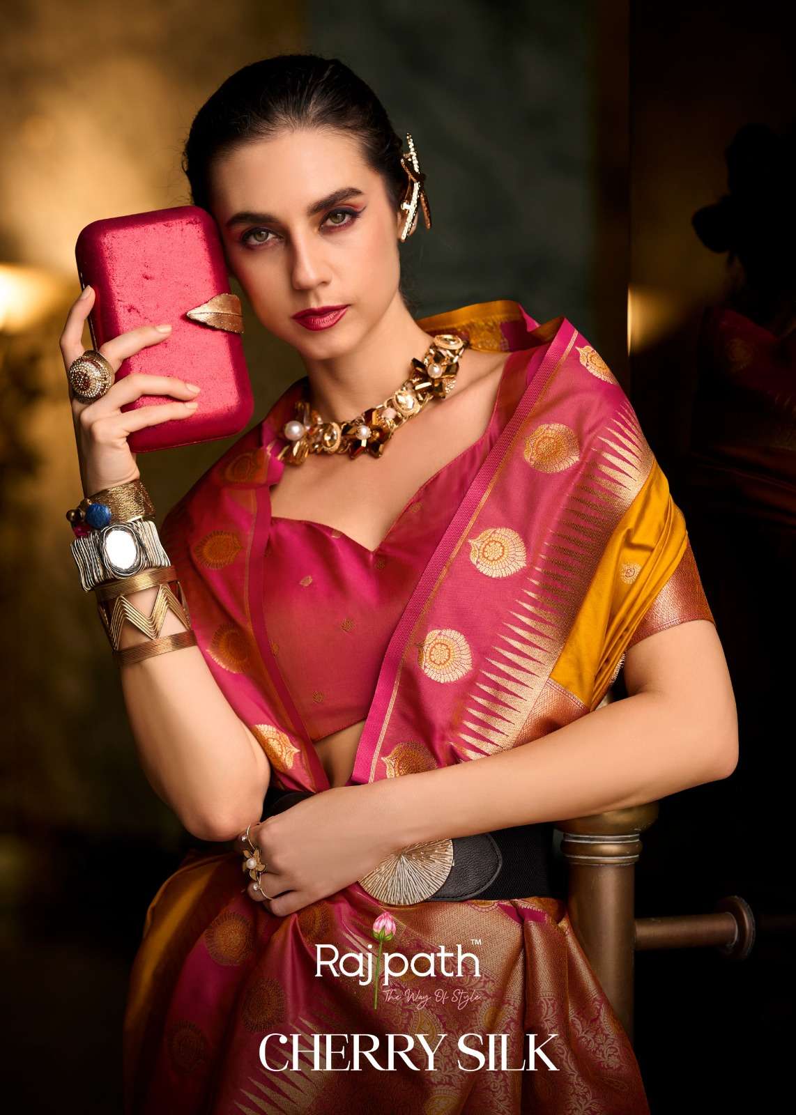   PRESENTING FANCY AND TRANDING RAJPATH FABRICS CHERRY SILK ...