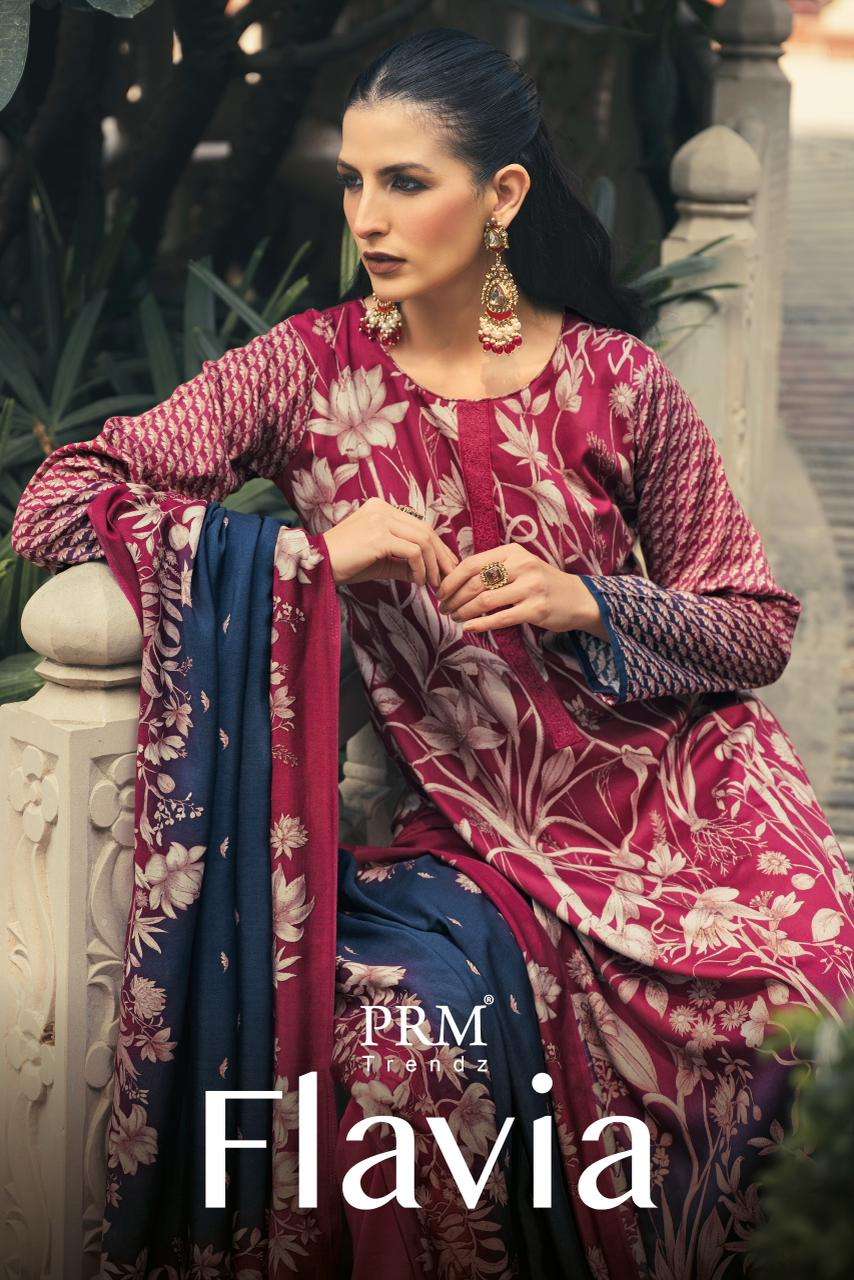 PRM TRENDZ FLAVIA JAM SILK DIGITAL PRINT MATERIAL SUIT FOR W...