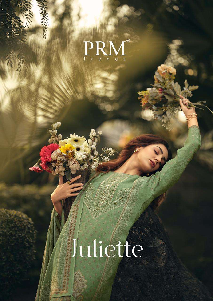 PRM TRENDZ JULIETTE BEMBERG SILK FLORAL DESIGN SUIT REGULAR ...